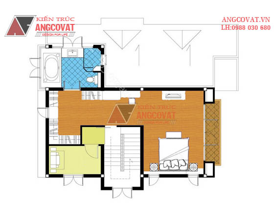 Tư vấn thiết kế nhà 4×16 có thang máy đẹp, phù hợp nhà phố đô thị kết hợp kinh doanh NP1151026