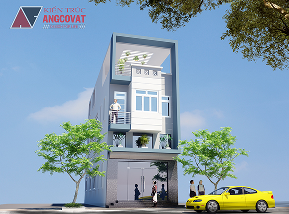 Tư vấn thiết kế nhà 4×16 có thang máy đẹp, phù hợp nhà phố đô thị kết hợp kinh doanh NP1151026