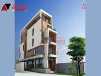 Tư vấn thiết kế nhà 4×16 có thang máy đẹp, phù hợp nhà phố đô thị kết hợp kinh doanh NP1151026