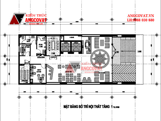 Tư vấn thiết kế nhà 4×16 có thang máy đẹp, phù hợp nhà phố đô thị kết hợp kinh doanh NP1151026