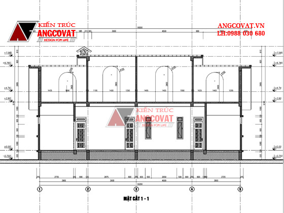 Tư vấn thiết kế nhà 4×16 có thang máy đẹp, phù hợp nhà phố đô thị kết hợp kinh doanh NP1151026