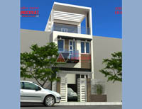 Tư vấn thiết kế nhà 4×16 có thang máy đẹp, phù hợp nhà phố đô thị kết hợp kinh doanh NP1151026