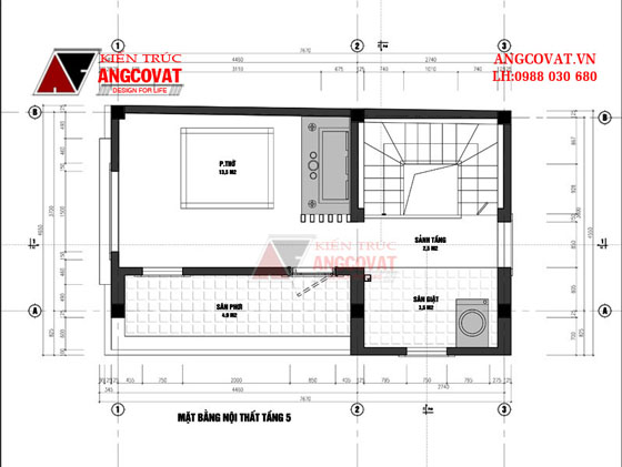 Tư vấn thiết kế nhà 4×16 có thang máy đẹp, phù hợp nhà phố đô thị kết hợp kinh doanh NP1151026