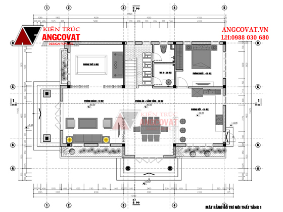 Tư vấn thiết kế nhà 4×16 có thang máy đẹp, phù hợp nhà phố đô thị kết hợp kinh doanh NP1151026
