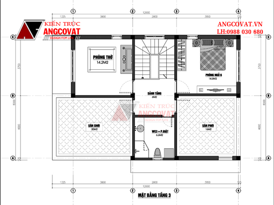 Tư vấn thiết kế nhà 4×16 có thang máy đẹp, phù hợp nhà phố đô thị kết hợp kinh doanh NP1151026