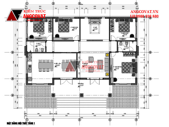 Tư vấn thiết kế nhà 4×16 có thang máy đẹp, phù hợp nhà phố đô thị kết hợp kinh doanh NP1151026
