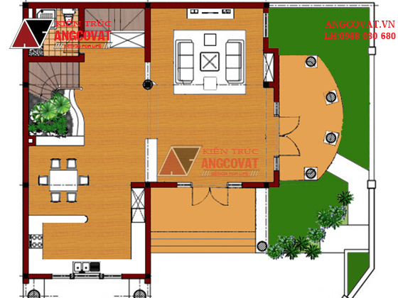 Tư vấn thiết kế nhà 4×16 có thang máy đẹp, phù hợp nhà phố đô thị kết hợp kinh doanh NP1151026