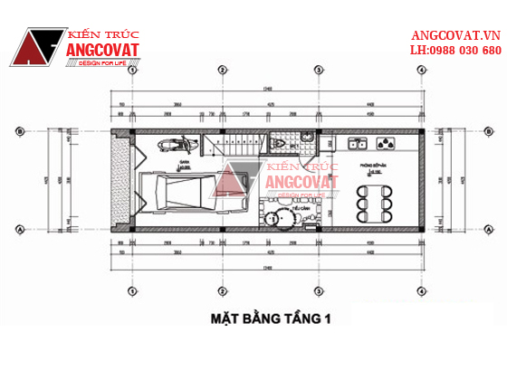 Tư vấn thiết kế nhà 4×16 có thang máy đẹp, phù hợp nhà phố đô thị kết hợp kinh doanh NP1151026