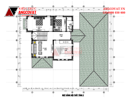 Tư vấn thiết kế nhà 4×16 có thang máy đẹp, phù hợp nhà phố đô thị kết hợp kinh doanh NP1151026