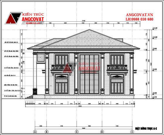 Tư vấn thiết kế nhà 4×16 có thang máy đẹp, phù hợp nhà phố đô thị kết hợp kinh doanh NP1151026