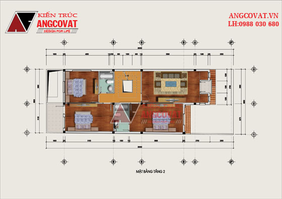 Tư vấn thiết kế nhà 4×16 có thang máy đẹp, phù hợp nhà phố đô thị kết hợp kinh doanh NP1151026