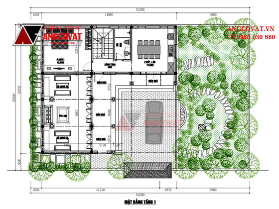 Tư vấn thiết kế nhà 4×16 có thang máy đẹp, phù hợp nhà phố đô thị kết hợp kinh doanh NP1151026