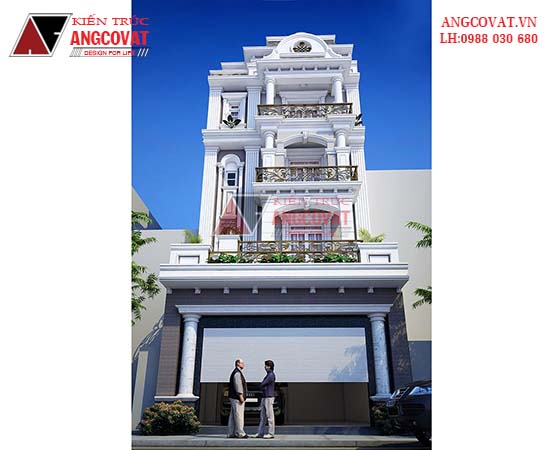 Tư vấn thiết kế nhà 4×16 có thang máy đẹp, phù hợp nhà phố đô thị kết hợp kinh doanh NP1151026