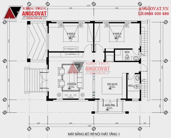 Tư vấn thiết kế nhà 4×16 có thang máy đẹp, phù hợp nhà phố đô thị kết hợp kinh doanh NP1151026