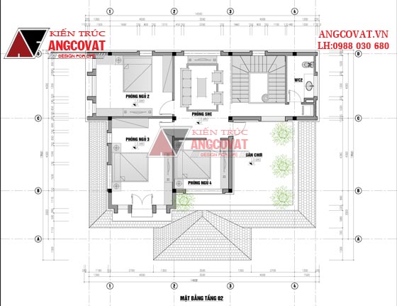 Tư vấn thiết kế nhà 4×16 có thang máy đẹp, phù hợp nhà phố đô thị kết hợp kinh doanh NP1151026