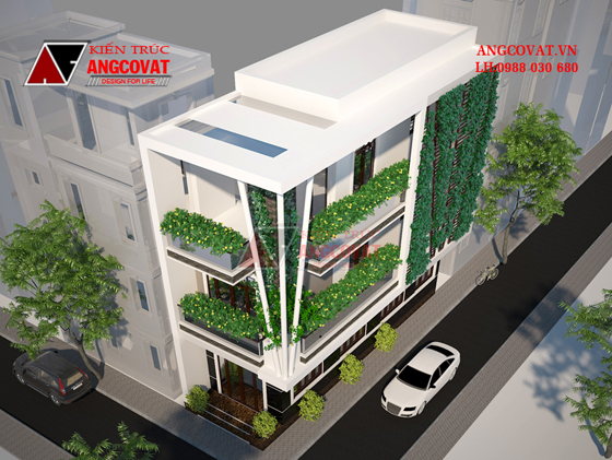 Tư vấn thiết kế nhà 4×16 có thang máy đẹp, phù hợp nhà phố đô thị kết hợp kinh doanh NP1151026