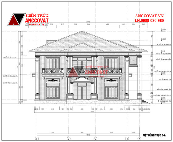 Tư vấn thiết kế nhà 4×16 có thang máy đẹp, phù hợp nhà phố đô thị kết hợp kinh doanh NP1151026