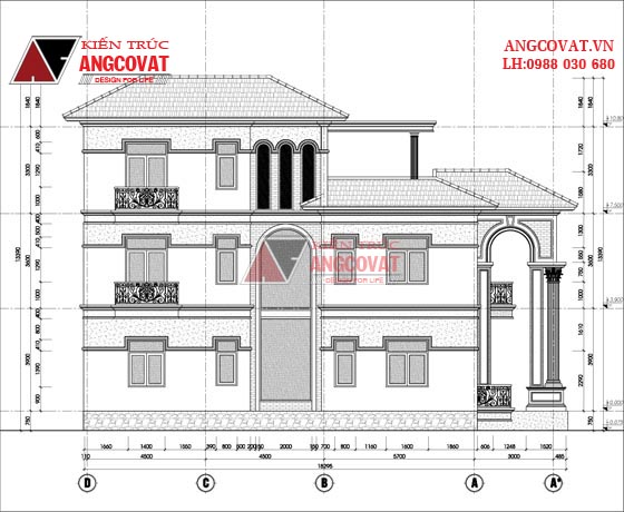Tư vấn thiết kế nhà 4×16 có thang máy đẹp, phù hợp nhà phố đô thị kết hợp kinh doanh NP1151026
