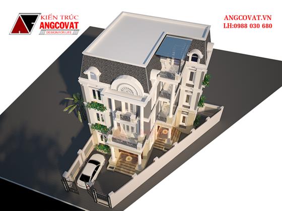 Tư vấn thiết kế nhà 4×16 có thang máy đẹp, phù hợp nhà phố đô thị kết hợp kinh doanh NP1151026