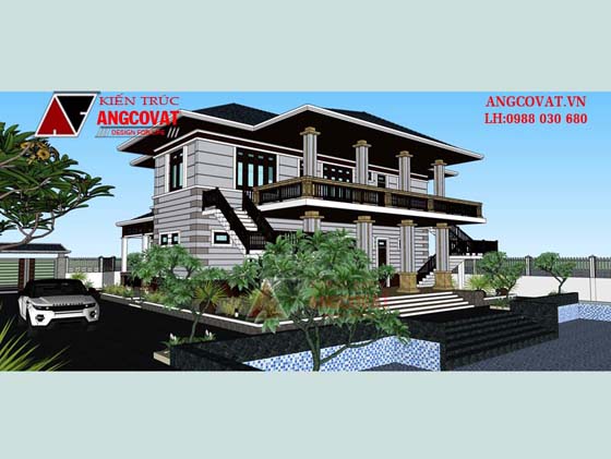 Tư vấn thiết kế nhà 4×16 có thang máy đẹp, phù hợp nhà phố đô thị kết hợp kinh doanh NP1151026