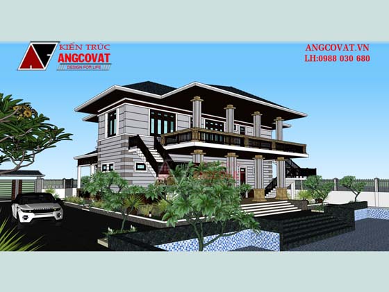 Tư vấn thiết kế nhà 4×16 có thang máy đẹp, phù hợp nhà phố đô thị kết hợp kinh doanh NP1151026