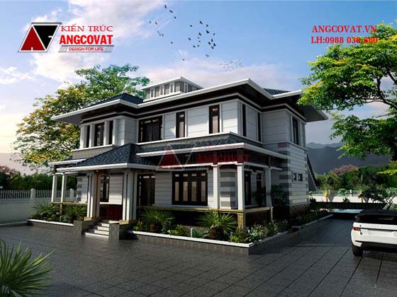 Tư vấn thiết kế nhà 4×16 có thang máy đẹp, phù hợp nhà phố đô thị kết hợp kinh doanh NP1151026