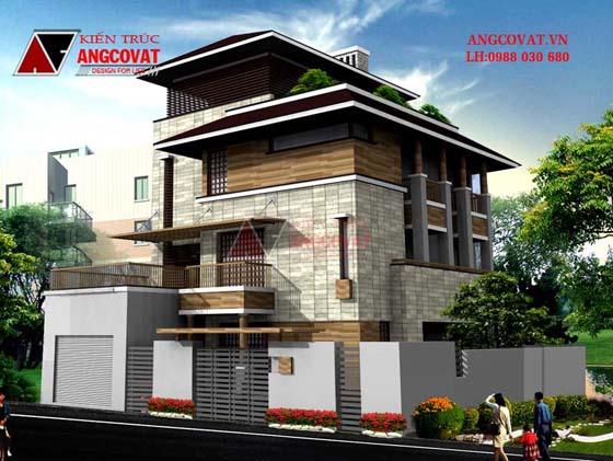 Tư vấn thiết kế nhà 4×16 có thang máy đẹp, phù hợp nhà phố đô thị kết hợp kinh doanh NP1151026