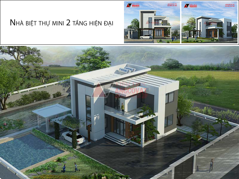 Sở hữu mẫu nhà biệt thự mini giá rẻ chỉ với 600 triệu đồng  Kiến trúc  Angcovat