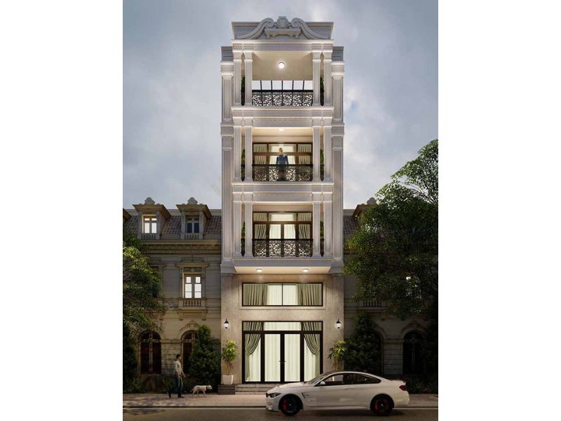 Nhà đẹp 4 tầng sang trọng và đẳng cấp