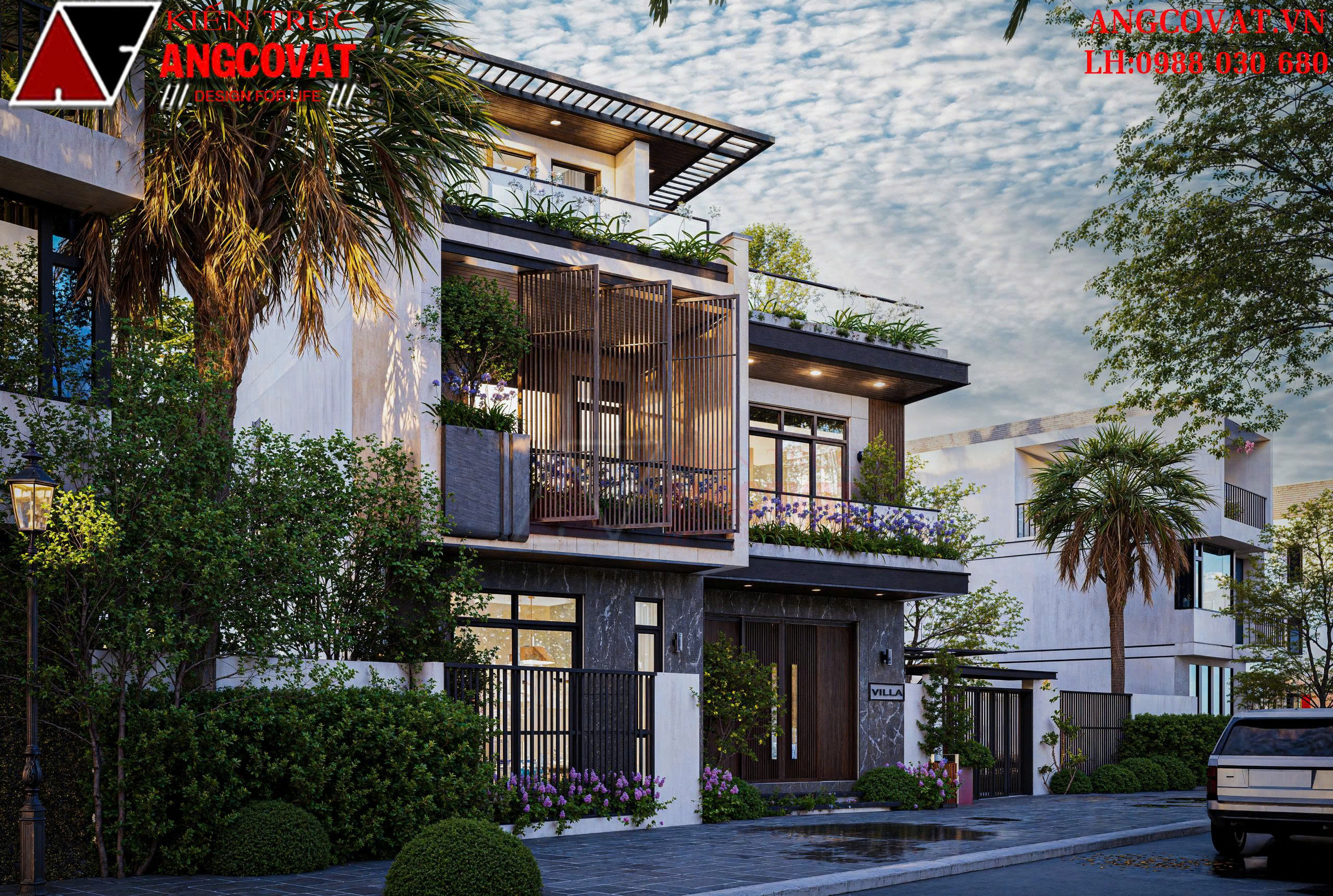 Nhà biệt thự 2 tầng 100m2 sang trọng đẳng cấp