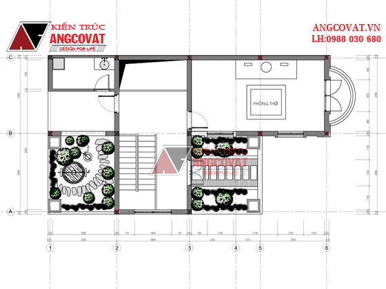 Bản vẽ thiết kế chi tiết nhà 3 tầng 7