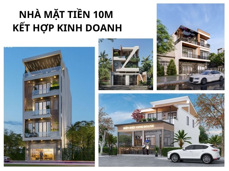 nhà mặt tiền 10m kết hợp kinh doanh