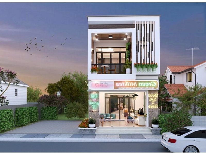 Mẫu nhà 2 tầng 10x15m đơn giản, phù hợp cho hộ kinh doanh nhỏ lẻ 