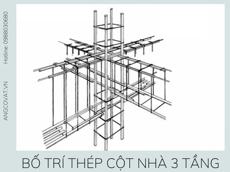 Nguyên tắc bố trí thép cột nhà 3 tầng đảm bảo chất lượng - Kiến ...