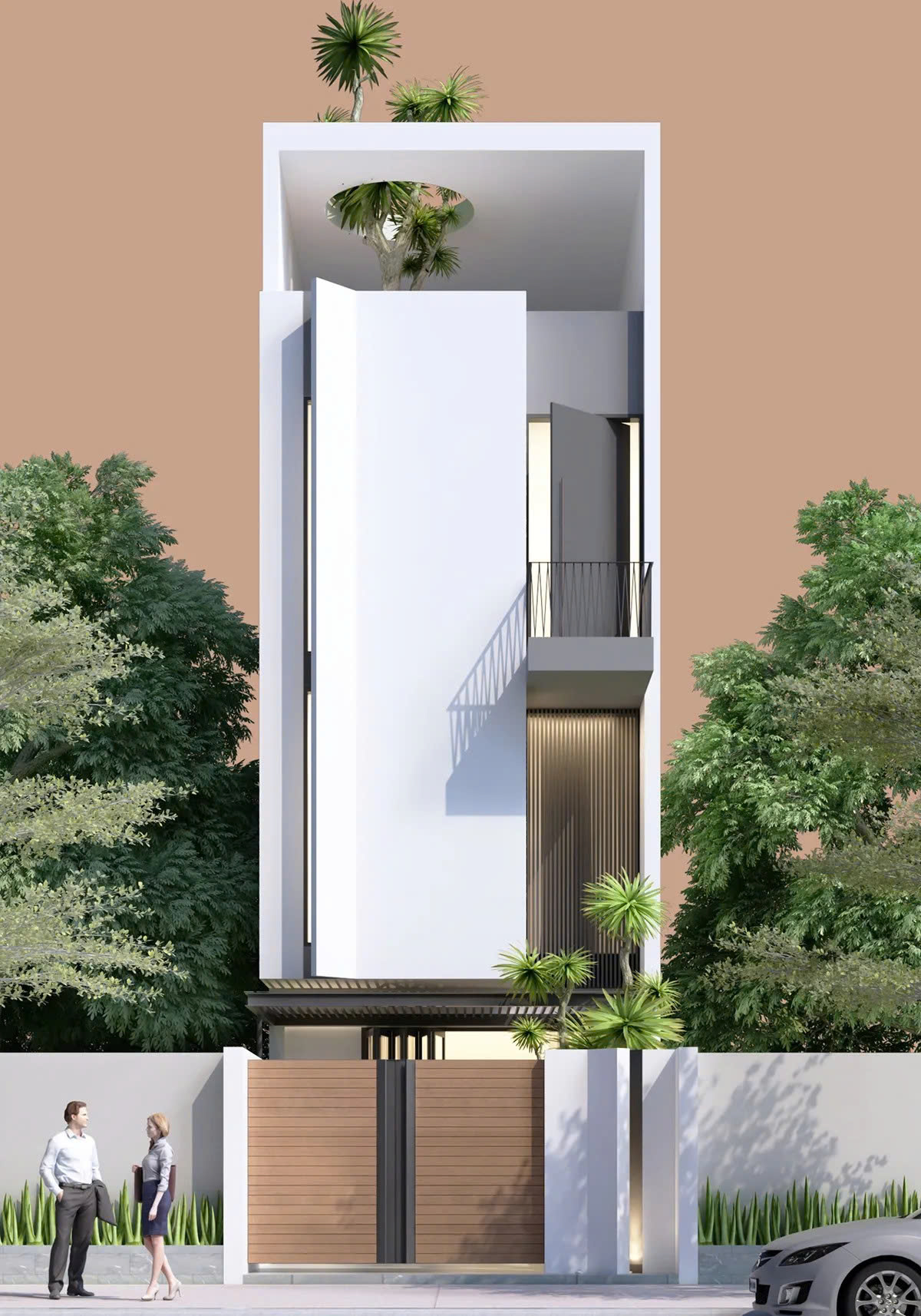 Nhà 4 tầng diện tích 100m2 ở Hưng Yên
