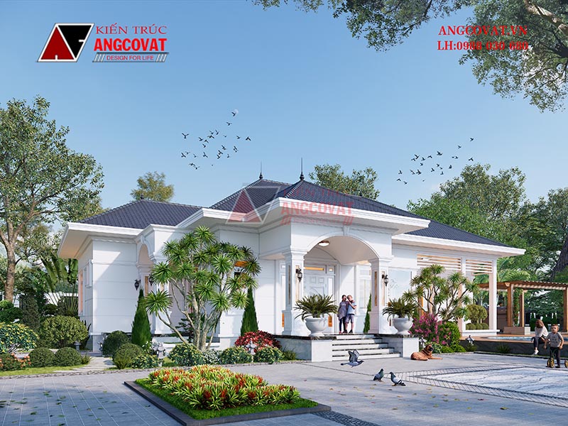 1000 mẫu biệt thự nhà vườn cấp 4 đẹp tinh tế đứng đầu xu thế - Kiến trúc  Angcovat