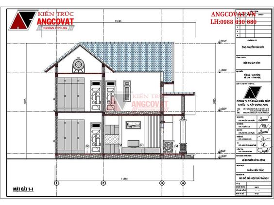 chiều cao tầng 1 nhà 2 tầng đẹp chuẩn phong thủy