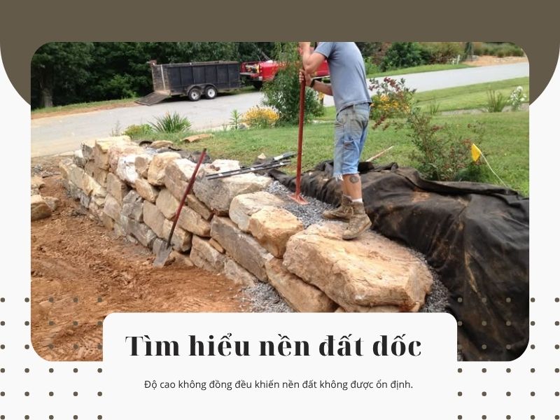 Thông tin xây nhà trên nền đất dốc