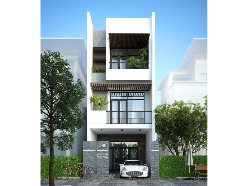 Nét đẹp sang trọng của mẫu nhà 40m2 3 tầng 
