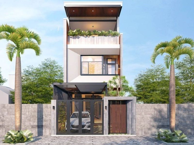 Công trình nhà 40m2 kết hợp hài hòa giữa phong cách kiến trúc và thiên nhiên gần gũi