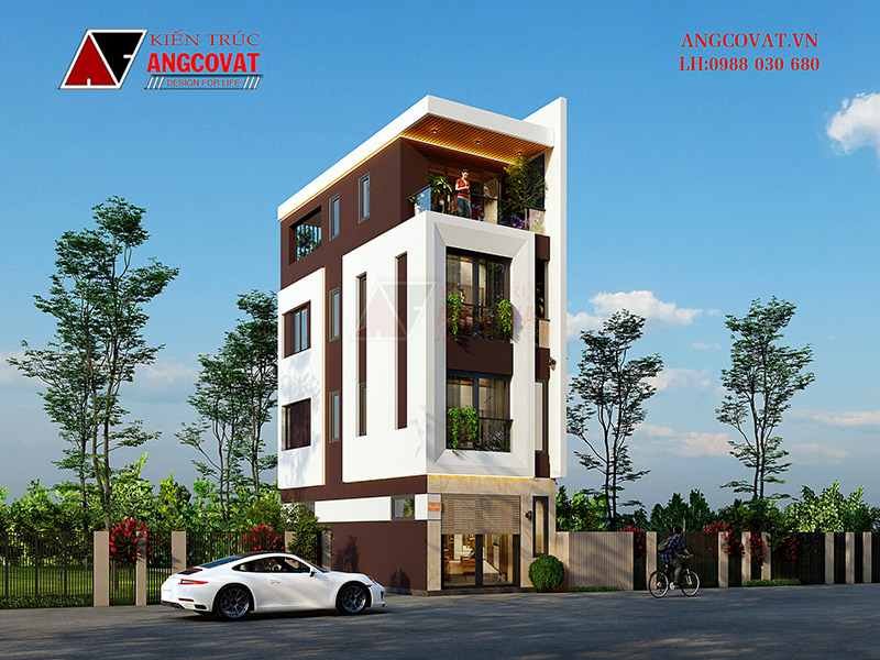 Thiết kế nhà 40m2 chi phí tiết kiệm đáp ứng đầy đủ công năng và tính thẩm mỹ. 
