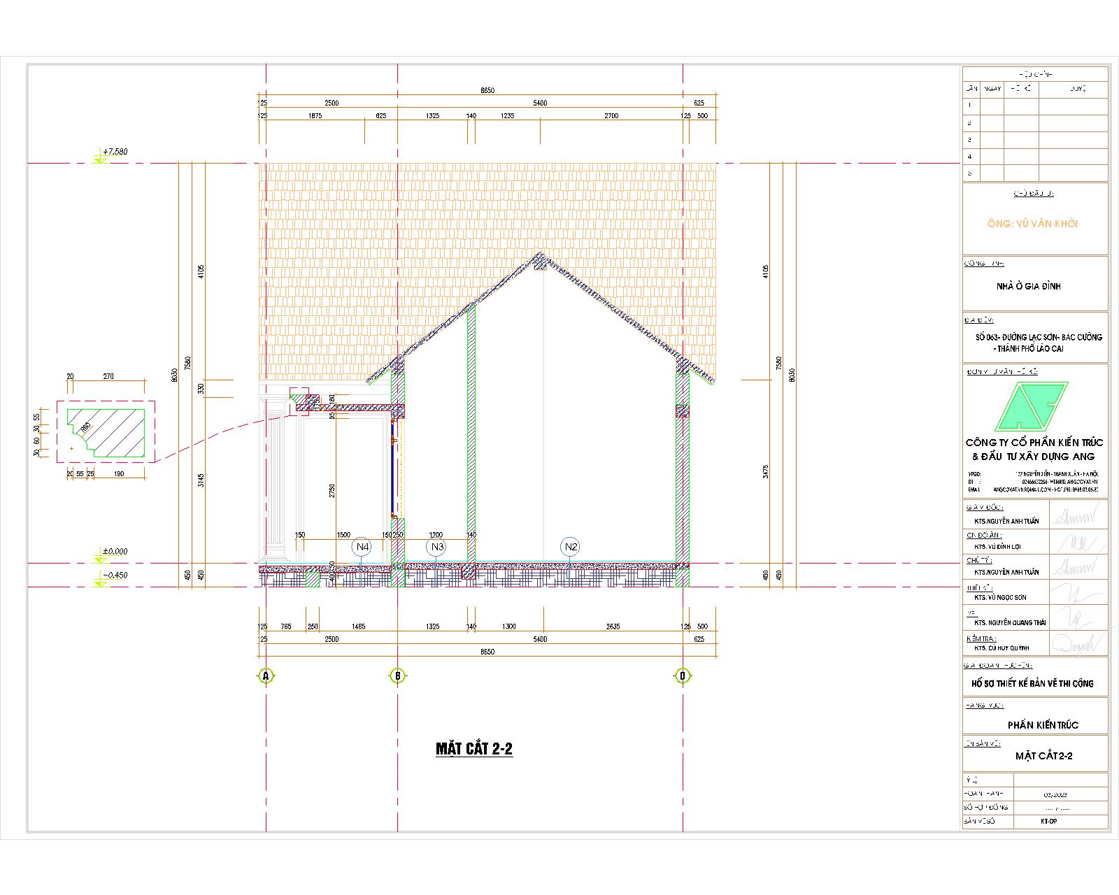 trọn bộ bản vẽ chi tiết thiết kế nhà cấp 4 mái thái 150m2 đẹp ở nông thôn