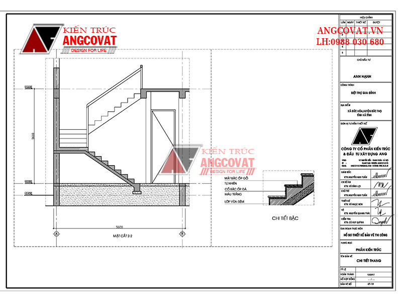 thiết kế cầu thang bê tông cốt thép