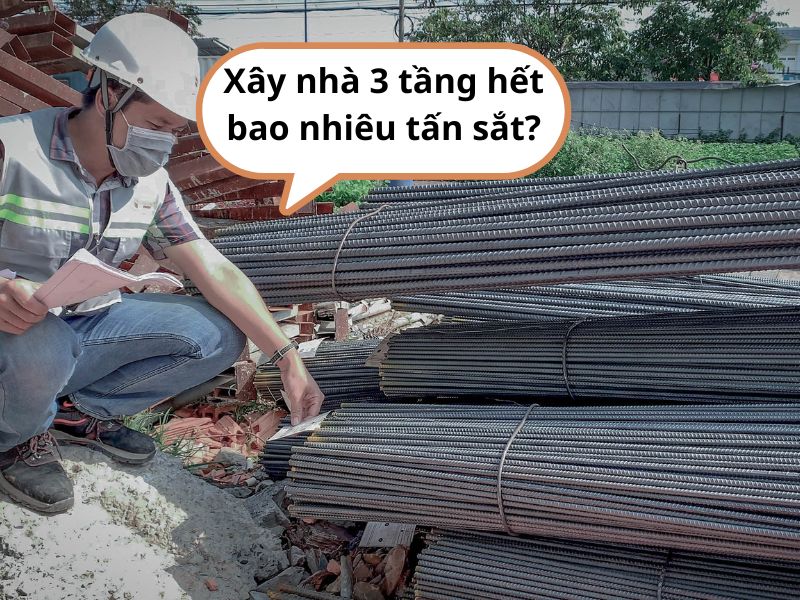 Xác định lượng sắt chính xác sẽ giúp gia chủ đảm bảo tiến độ thi công
