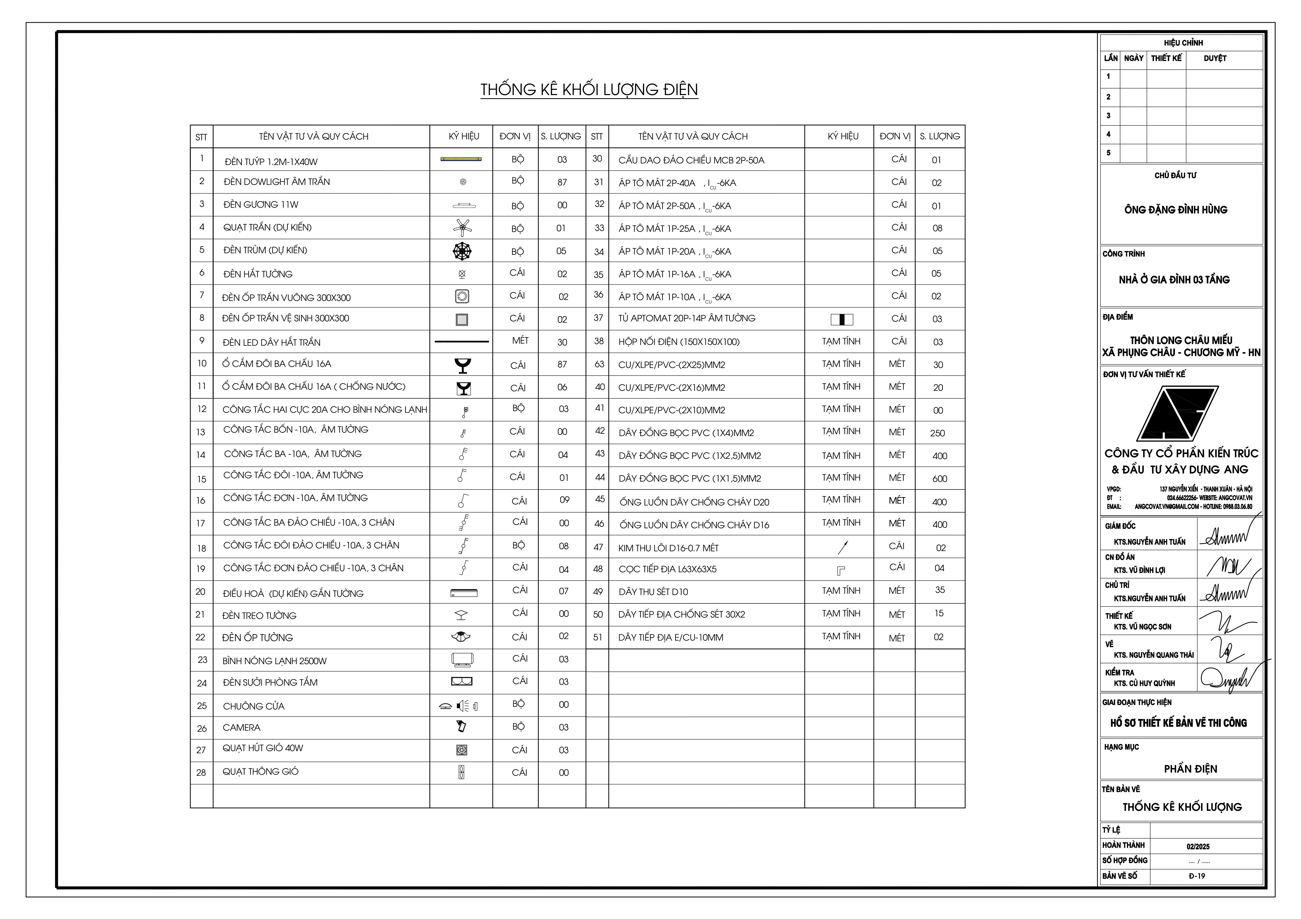 bản vẽ điện nước nhà  2 tầng mái nhật