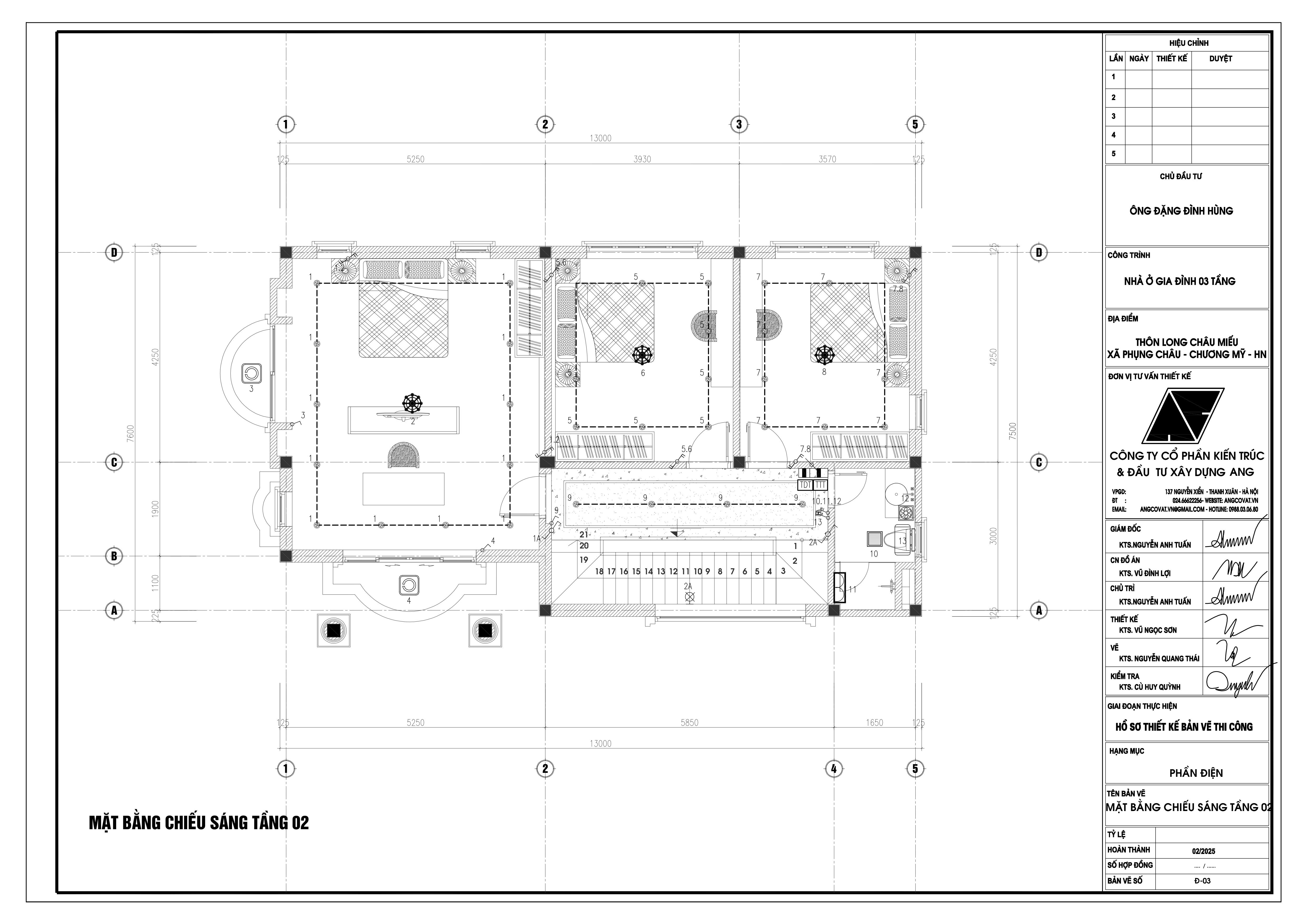 bản vẽ điện nước nhà  2 tầng mái nhật