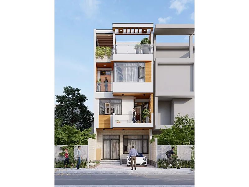 Xây nhà 4 tầng 150m2 tối ưu chi phí dưới 4 tỷ 