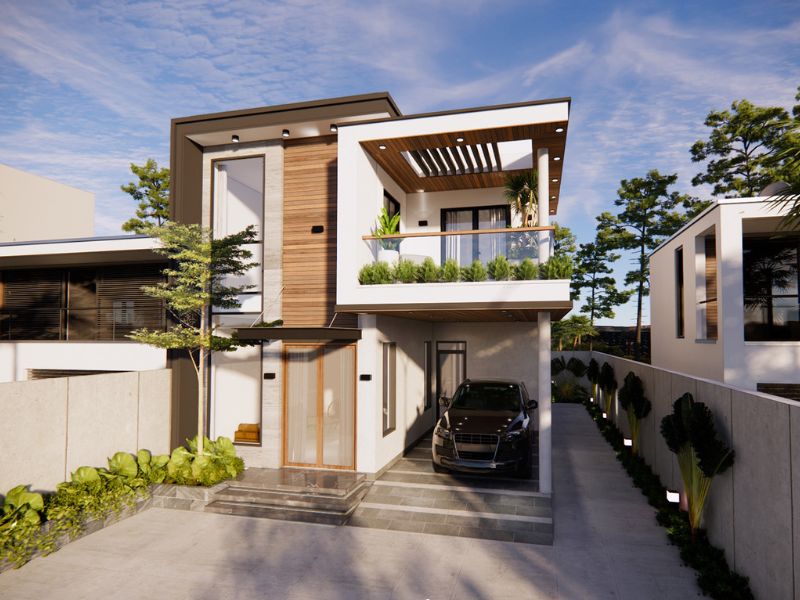 Một số ưu điểm đáng chú ý của mẫu nhà 2 tầng 8x10m