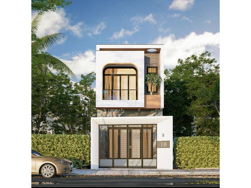Không gian sống nhà 1 tầng mái bằng hiện đại