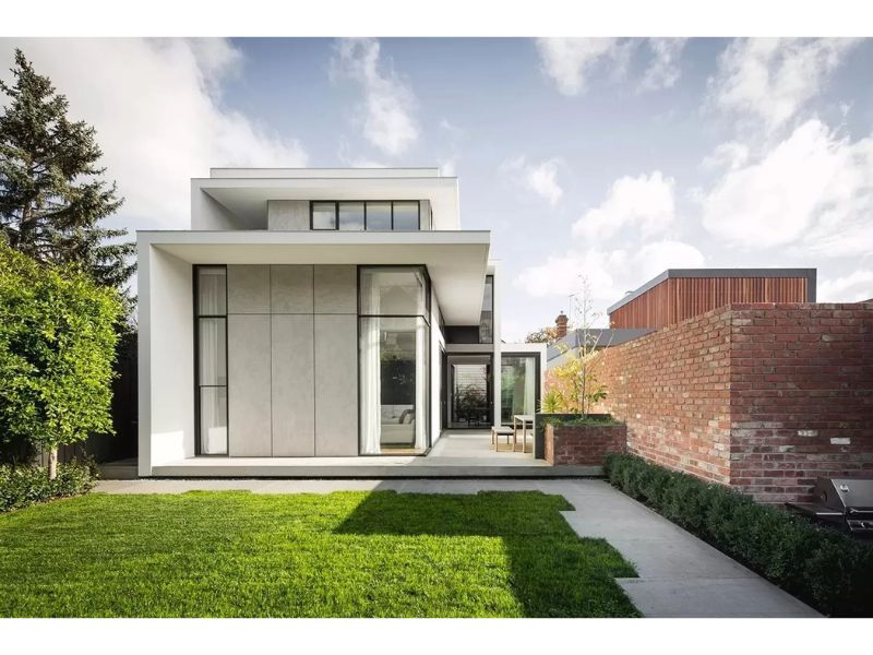 Nhà vườn 1 tầng 100m2 mái bằng